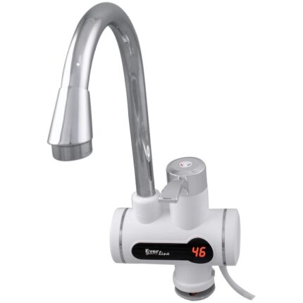 Robinet electric (instant apa calda) Everline EVP-DZ16D3, cu afisaj temperatura, LCD, 3000W, IPX4