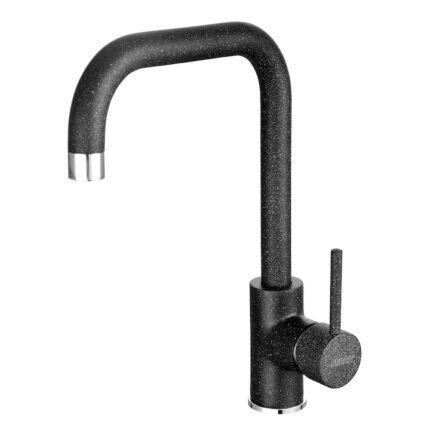 Baterie bucatarie Ferro Freya BFR42B, pipa pivotanta, cartus ceramic, Grafit