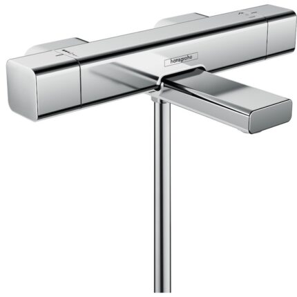 Baterie cada Hansgrohe Ecostat E, cu termostat, crom lucios