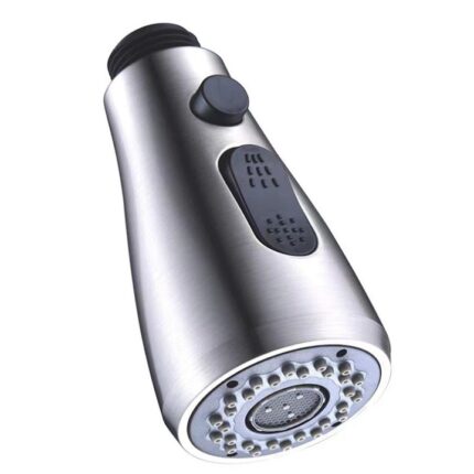 Aerator robinet pivotant, JENUOS®, functie economizor, 3 moduri de pulverizare a fluxului de apa, usor de instalat, filet G1/2, Argintiu