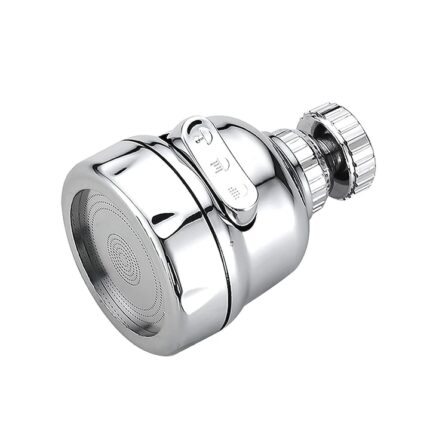 Cap de robinet universal, 3 moduri de pulverizare, Naimeed D4413, Argintiu