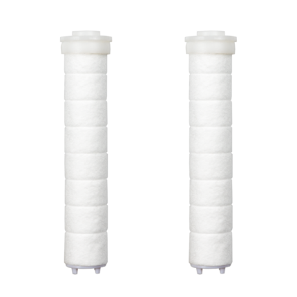 Set 2 filtre pentru cap dus Osmotica, din bumbac PP, multistrat, care elimina nematodele, filtreaza sedimentele, impuritatile si indeparteaza rugina