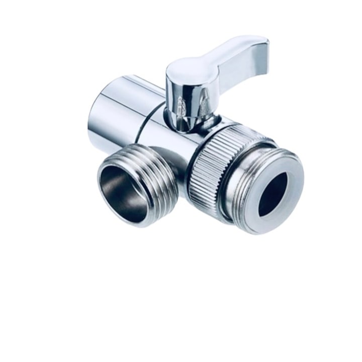 Adaptor pentru bateriile sanitare, Crom, 2 functii, 1/2", 46mm X 25mm