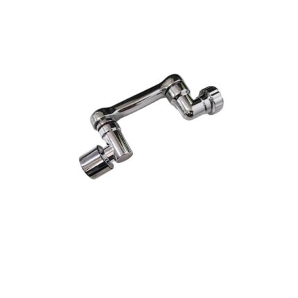 Atasament robinet universal rotativ 1080° cu economizor, cromat, argintiu