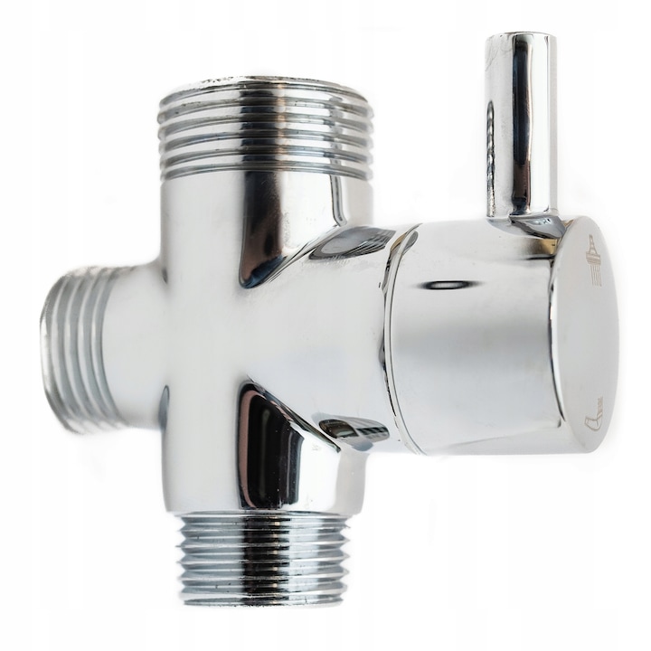 Supapa comutator dus, Aquaparts, Crom