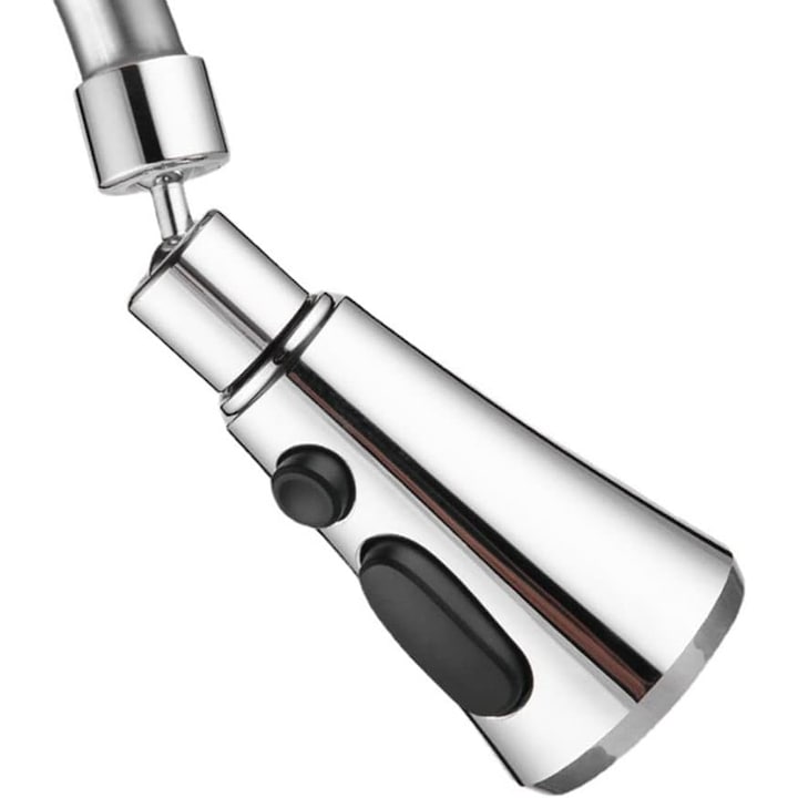 Extensor universal pentru robinet, Alama, Argintiu