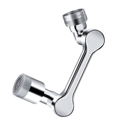 Extensie Robinet cu Brat Rotativ 180°, Adaptor cu Economizor de Apa Integrat si 2 Moduri de Functioanre, Otel Premium, GARAMI SHOP