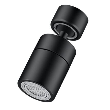 Aerator robinet pivotant 360 de grade, Alama, 24mm, Negru