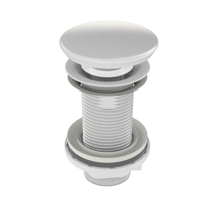 Ventil quick clack pentru lavoar, 100, 1''1/4, Wirquin, alb, 30950179