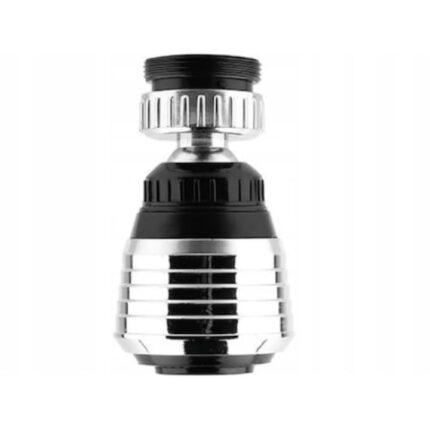 Aerator de extensie pentru robinet mobil 360 grade, universal, 2 fluxuri, argintiu, Dactylion®