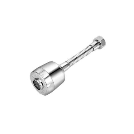 Prelungitor flexibil universal pentru robinet bucatarie sau baie, 2 moduri lucru, inox