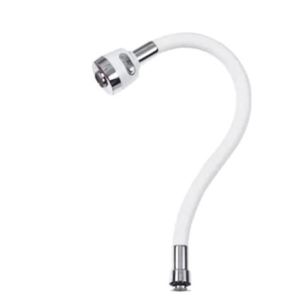 Pipa baterie lebada flexibila, perlator cu 2 functii