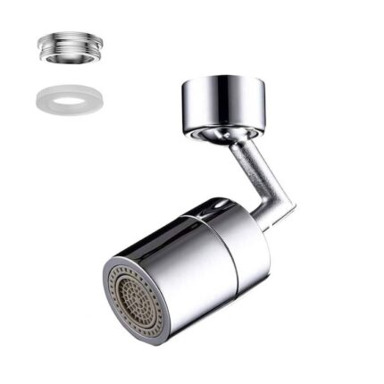 Aerator de robinet, NOTWAIT, Cupru/ABS, 2 Moduri de functionare, Argintiu