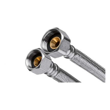 Racord flexibil cu tesatura din inox D 1/2''-1/2''x 80 cm