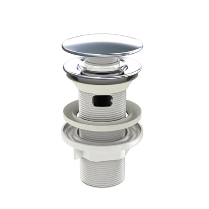 Ventil Quick-clack cu preaplin, dop INOX