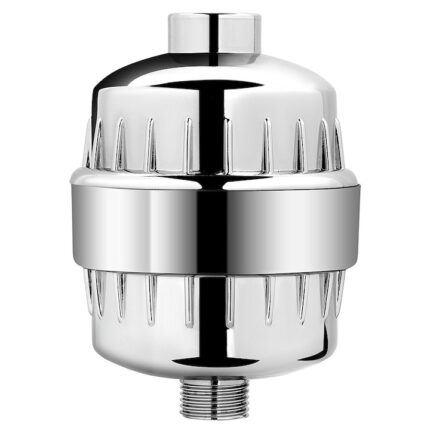 Filtru de apa pentru dus, BOMSTOM, cu 25 de stagii de filtrare, Elimina impuritatile, metalele, clorul si mirosul neplacut, infuzie de minerale si Vitamina C, 6000 litri