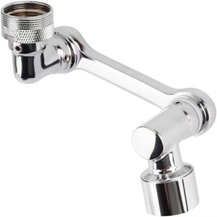 Adaptor cu Economizor de Apa Integrat si 2 Moduri de Functioanre, Extensie Robinet cu Brat Rotativ 180°, Otel Premium, CBD CORAL BEST DEALS