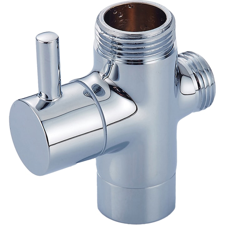 Adaptor multifunctional pentru robinet QttvbTna, cupru, rezistent la temperatura, montare pe perete, 8x7x3.5cm