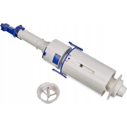 Supapa de spalare, Geberit, Plastic, Alb/Albastru