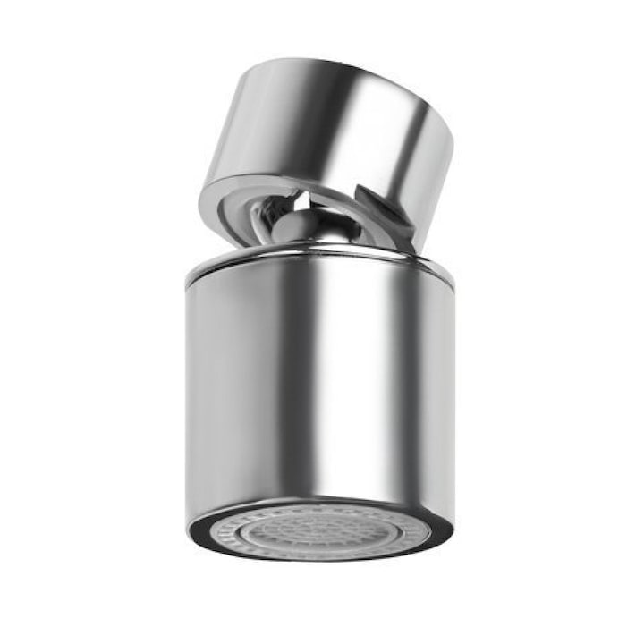 Aerator baterie chiuveta, doua moduri de curgere a apei, economie apa pana la 70 %, crom, 22x 45x27 mm