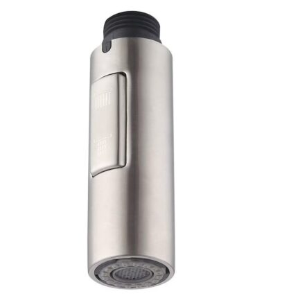 Aerator de schimb pentru robinet de bucatarie, Sunmostar, Otel, G 1/2, 2 functii, Argintiu