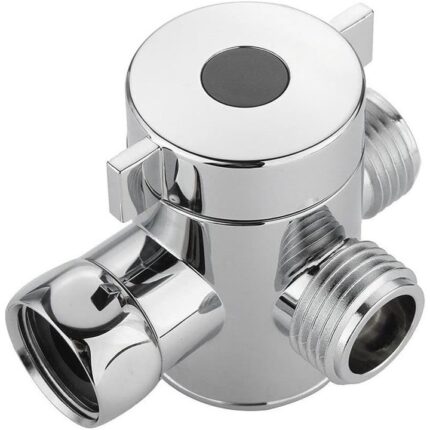 Distribuitor duza 3 cai LLWL, montare pe bratul dusului, crom, 56x68mm