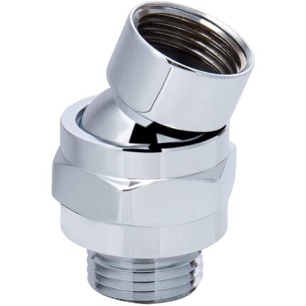 Conector de dus, Adaptor pivotant, Reglabil, Alama, Crom