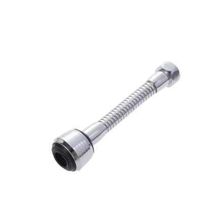 Prelungitor Universal pentru Robinet 13 cm, 2 Fluxuri, Argintiu, E-manor®