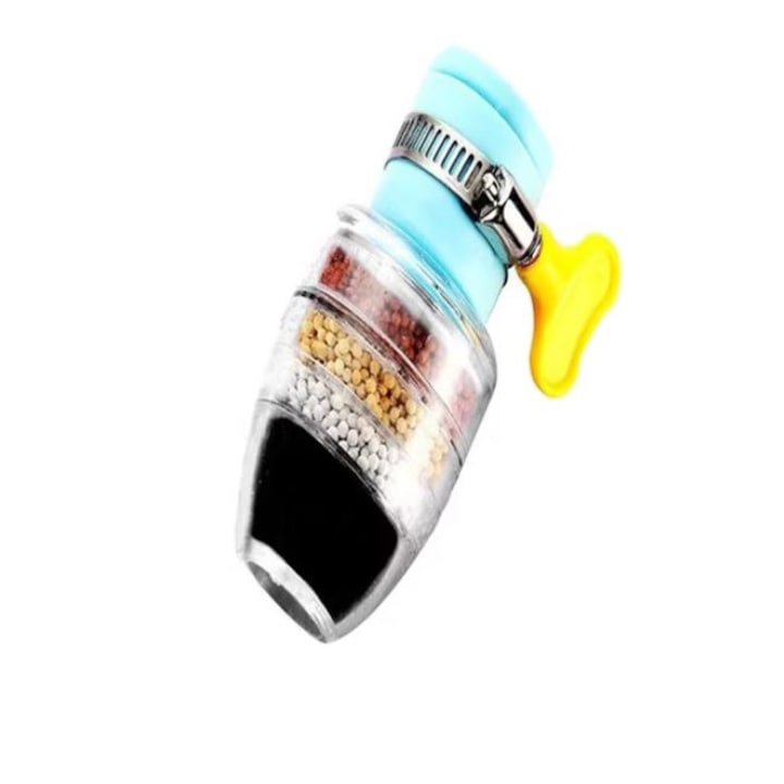 Filtru robinet, pietre ionice si carbune activ, calitate ridicata, purifica apa