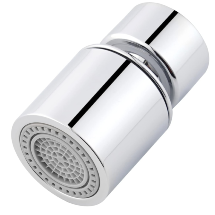 Aerator Apa Pivotant Lemaro®, Functie Economizor, Filtrare, Doua Moduri Dus/Bule, Argintiu