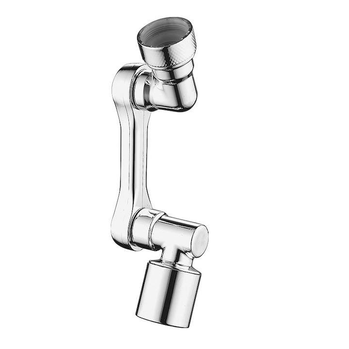 Extensor robinet, Roffie, ABS, Rotativ, Argintiu