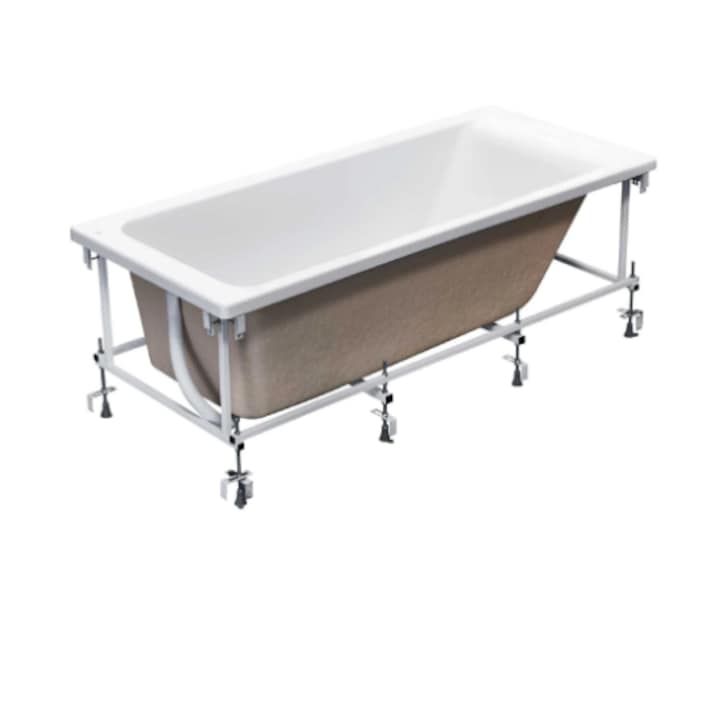 Set cada acril 1700/700 cu masca frontala, cadru metal si sifon