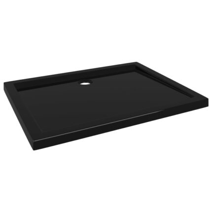 Cadita de dus dreptunghiulara din ABS, neagra, 70x90 cm 148911