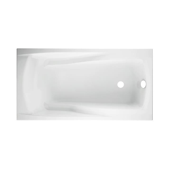 Cada baie rectangulara, Cersanit, Zen S301-127, acril alb, 160 x 85 cm, suport inclus