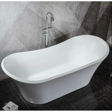 Cada freestanding Olivia Alb 180x80 cm