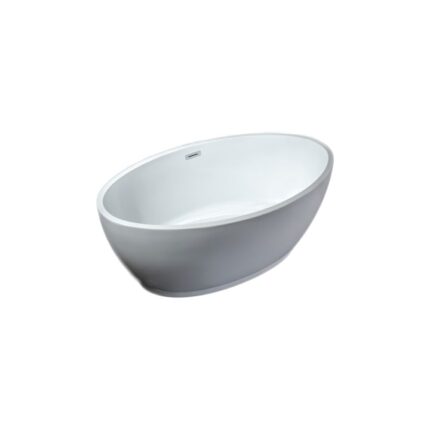 Cada de baie Freestanding EGG 160x81x60 cm, Acril Sanitar Antibacterian