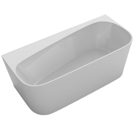 Cada de baie freestanding, Acril sanitar, Alb Lucios interior si exterior, 160x75 cm, izolare termica, Joe