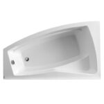 Cada colt laturi inegale Fibrex Greta DREAPTA, 1700x1000x450mm