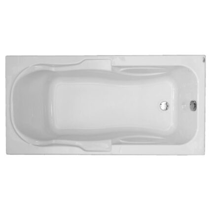 Cada dreptunghiulara Fibrex Marlene, 1700x750x400mm, Acril + suport metalic reglabil