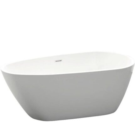 Cada de Baie Ovala Freestanding Egg Elegant, Acril, 75x160x60 cm, Alb