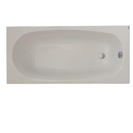 Pachet Cada de baie dreptunghiulara Fibrex ANCA 170x70x38 cm, Masca frontala, Suport metalic regabil, Sifon automat, Acril
