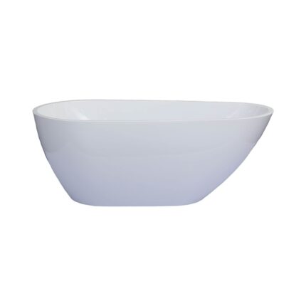 Cada freestanding elise, acril, oval, alb,170x75x58