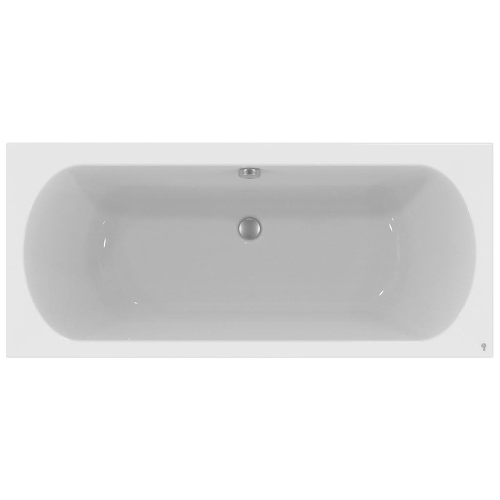 Cada baie rectangulara Ideal Standard Hotline Duo 180x80 cm, alb