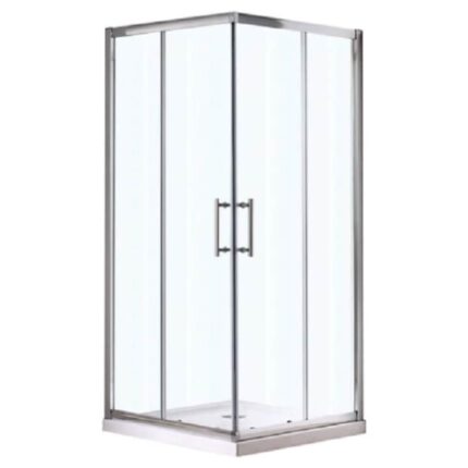 Cabina de dus patrata Premium C 80x80, cu cadita Tinos 80 si Sifon