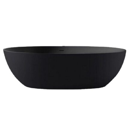 Cada de baie Lulu, Compozit Coroian, Negru Mat, 170 cm, Izolare termica, Freestanding