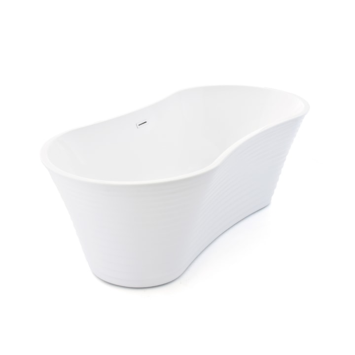 Cada baie freestanding, ovala, Themis, acril, 170 x 84 x 58
