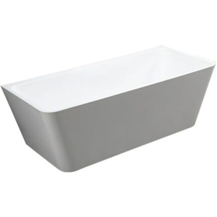 Cada Baie Dreptunghiulara Freestanding Linea Wall, Acril, 170x80 cm, 350 l, Alb