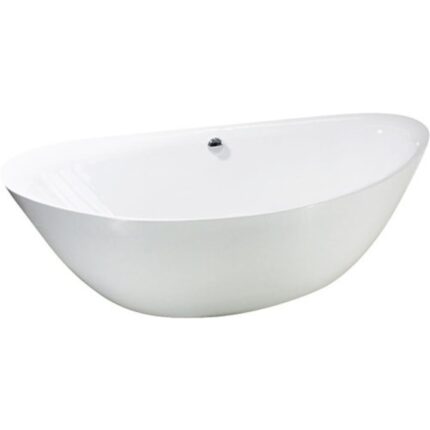 Cada de baie ovala freestanding Tender Max 87x180x65 cm acril alb