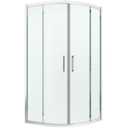 Cabina de dus semirotunda OCELIA 90x90 cu usi culisante, fara cadita, Sanswiss