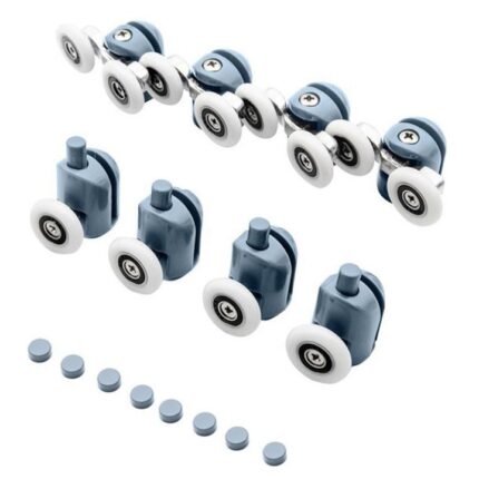 Set 8 role universale duble superioare si inferioare pentru cabina de dus